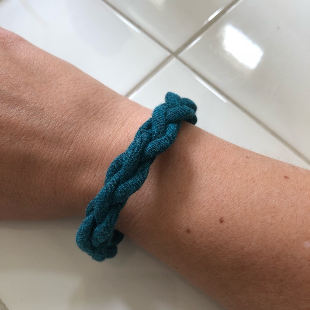 ♻️ Upcycled Bracelet - Braided Knot Design